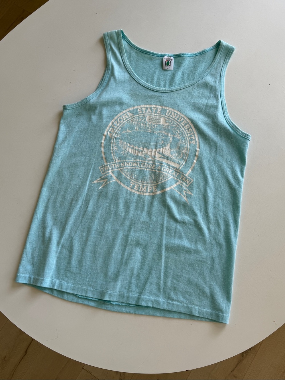 VINTAGE Arizona State University Tank Top “Truth, Knowledge, a Great Tan”